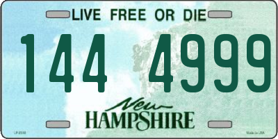 NH license plate 1444999