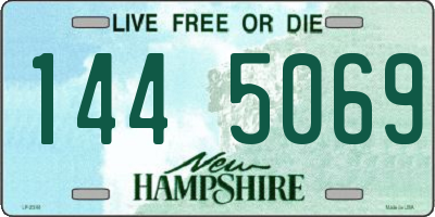 NH license plate 1445069