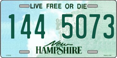 NH license plate 1445073
