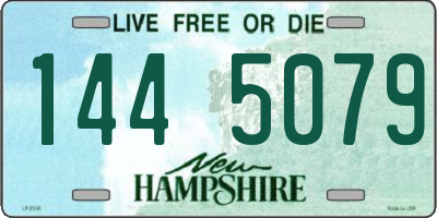 NH license plate 1445079