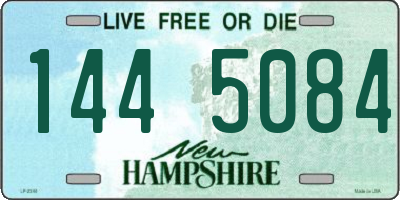 NH license plate 1445084