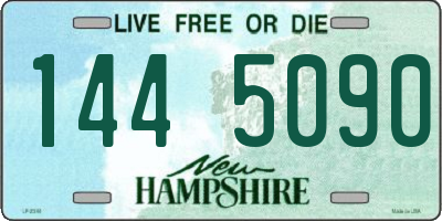 NH license plate 1445090