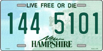 NH license plate 1445101