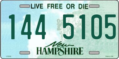 NH license plate 1445105