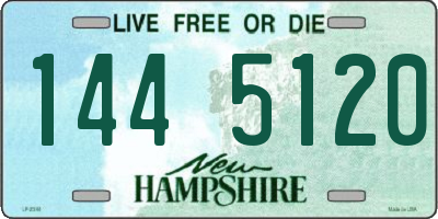 NH license plate 1445120