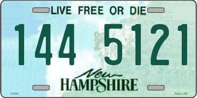 NH license plate 1445121