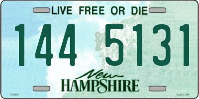 NH license plate 1445131