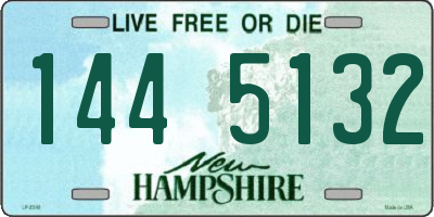 NH license plate 1445132