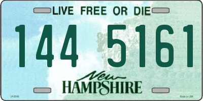 NH license plate 1445161