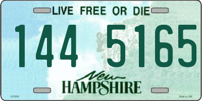 NH license plate 1445165