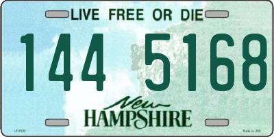 NH license plate 1445168