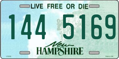 NH license plate 1445169