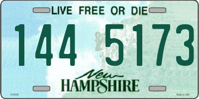 NH license plate 1445173