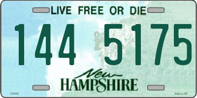 NH license plate 1445175