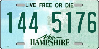NH license plate 1445176