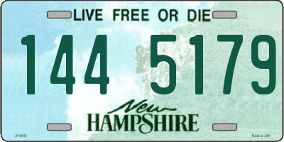 NH license plate 1445179