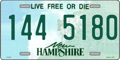 NH license plate 1445180