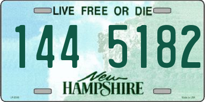 NH license plate 1445182