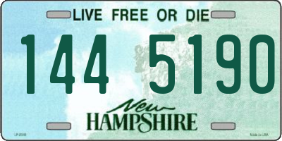 NH license plate 1445190
