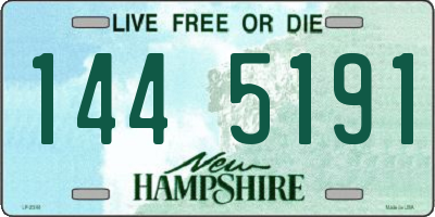 NH license plate 1445191