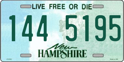 NH license plate 1445195