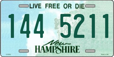 NH license plate 1445211
