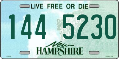 NH license plate 1445230