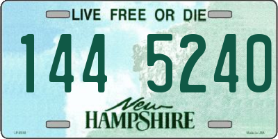 NH license plate 1445240