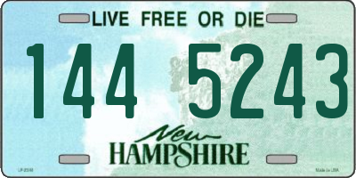 NH license plate 1445243