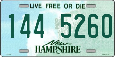 NH license plate 1445260