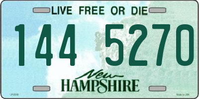 NH license plate 1445270