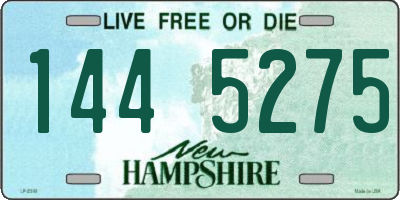 NH license plate 1445275