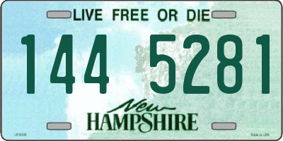 NH license plate 1445281