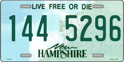 NH license plate 1445296
