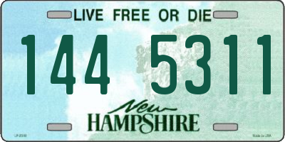 NH license plate 1445311