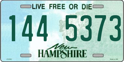 NH license plate 1445373