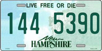 NH license plate 1445390