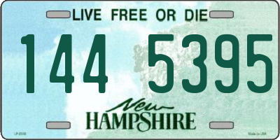 NH license plate 1445395
