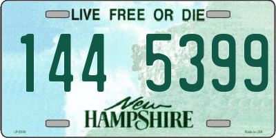 NH license plate 1445399