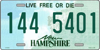 NH license plate 1445401