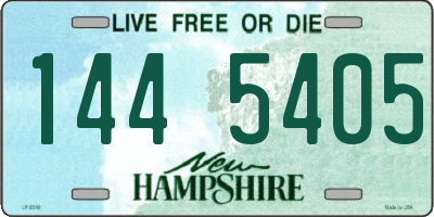 NH license plate 1445405