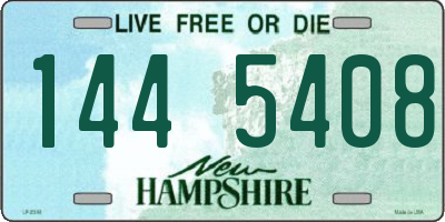 NH license plate 1445408