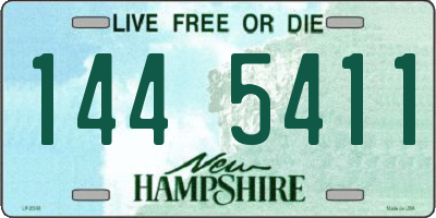 NH license plate 1445411