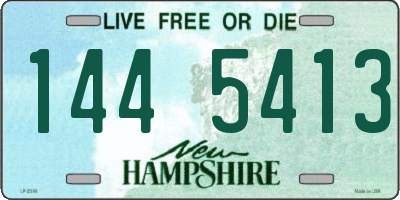 NH license plate 1445413