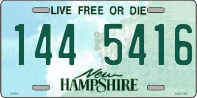 NH license plate 1445416
