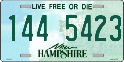 NH license plate 1445423