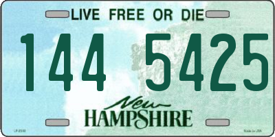 NH license plate 1445425