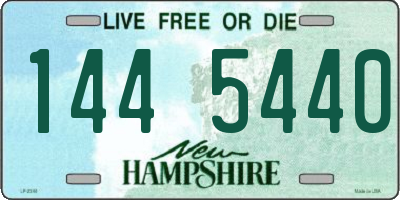 NH license plate 1445440