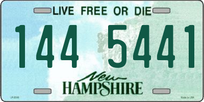 NH license plate 1445441