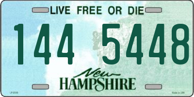 NH license plate 1445448